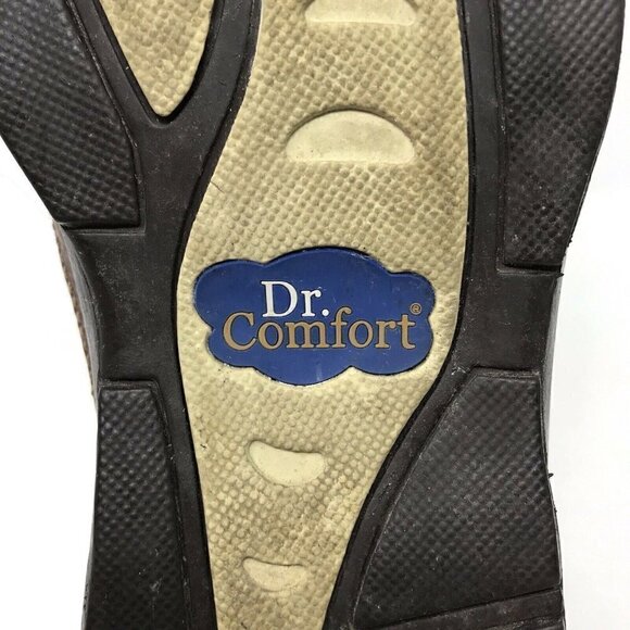 DR COMFORT Patrick Brown Leather Shoes 11.5 - Picture 7 of 8